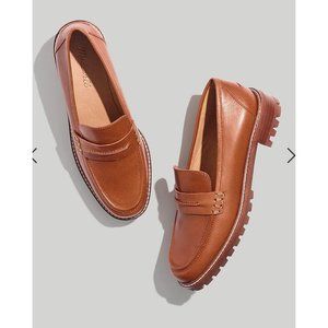 Madewell $158 Corinne Lugsole Loafer Dried Maple Size 8 NE526
